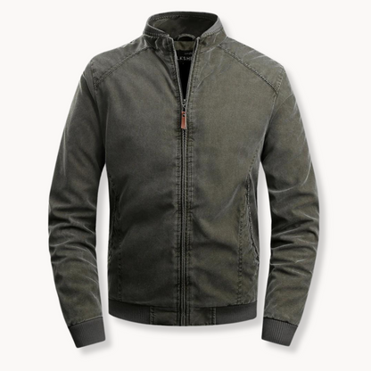 Breathable Slim Fit Full Zip Jacket - OutfitLondon