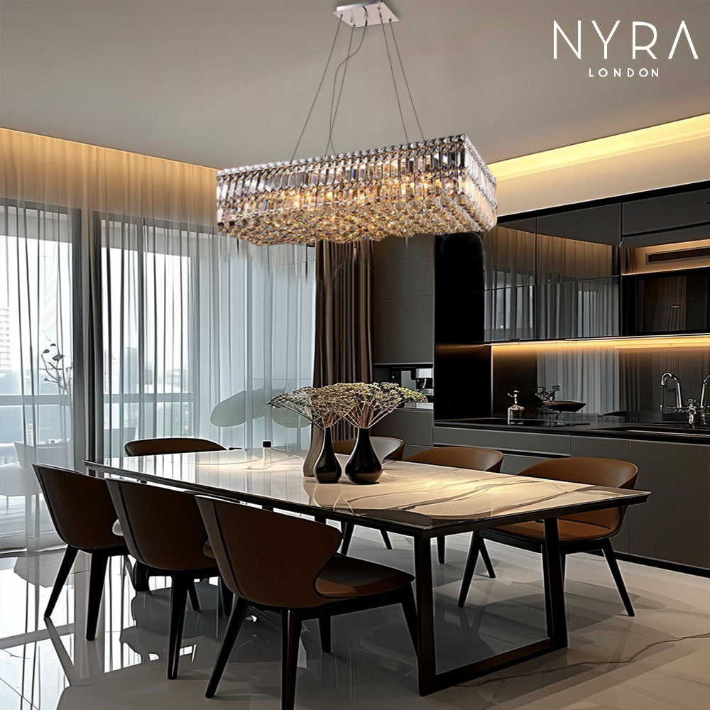 Luxury Glass Drop Ceiling Light - OutfitLondon