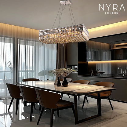 Luxury Glass Drop Ceiling Light - OutfitLondon