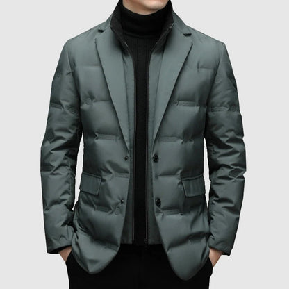 Men's Classic Fit Double Breasted Winter Coat Jacket