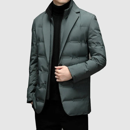 Men's Classic Fit Double Breasted Winter Coat Jacket