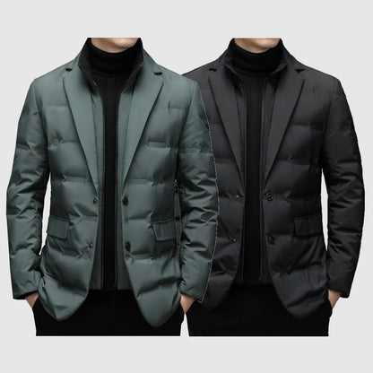 Men's Classic Fit Double Breasted Winter Coat Jacket