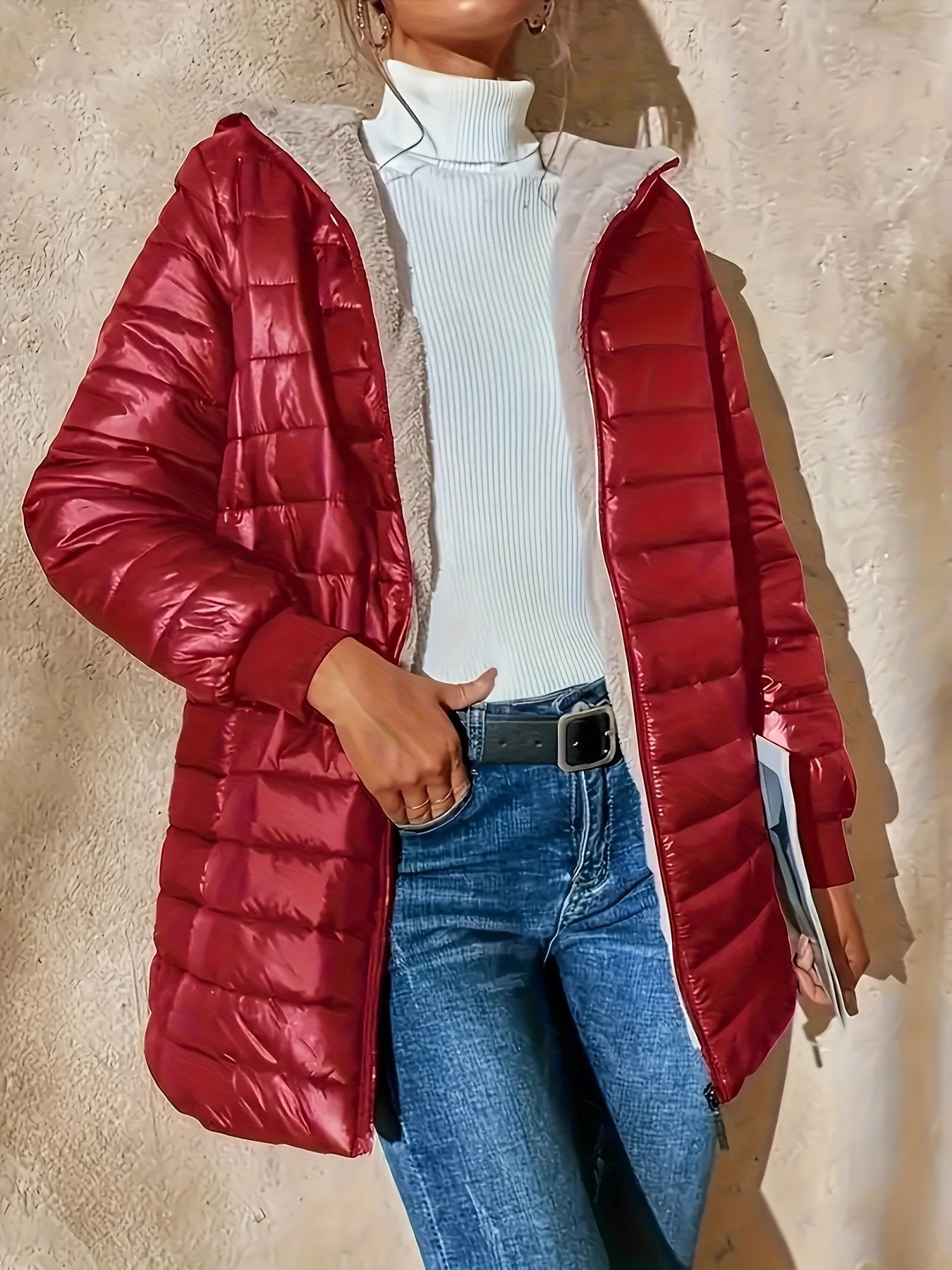 Women's Warm Long Down Puffer Coat