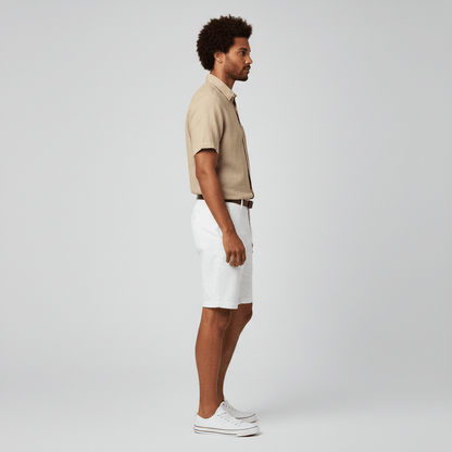 Comfortable Fit Chino Shorts with Side Pockets