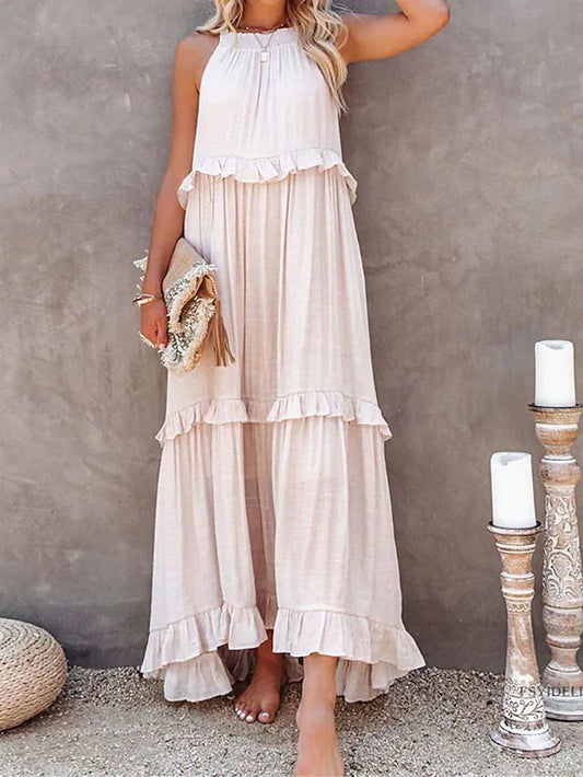 Relaxed Fit Summer Maxi Dress for Women - OutfitLondon