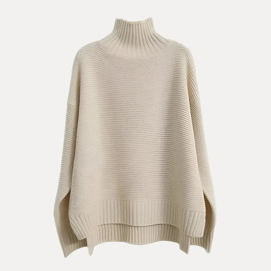Women's Wool Turtleneck Sweater - OutfitLondon