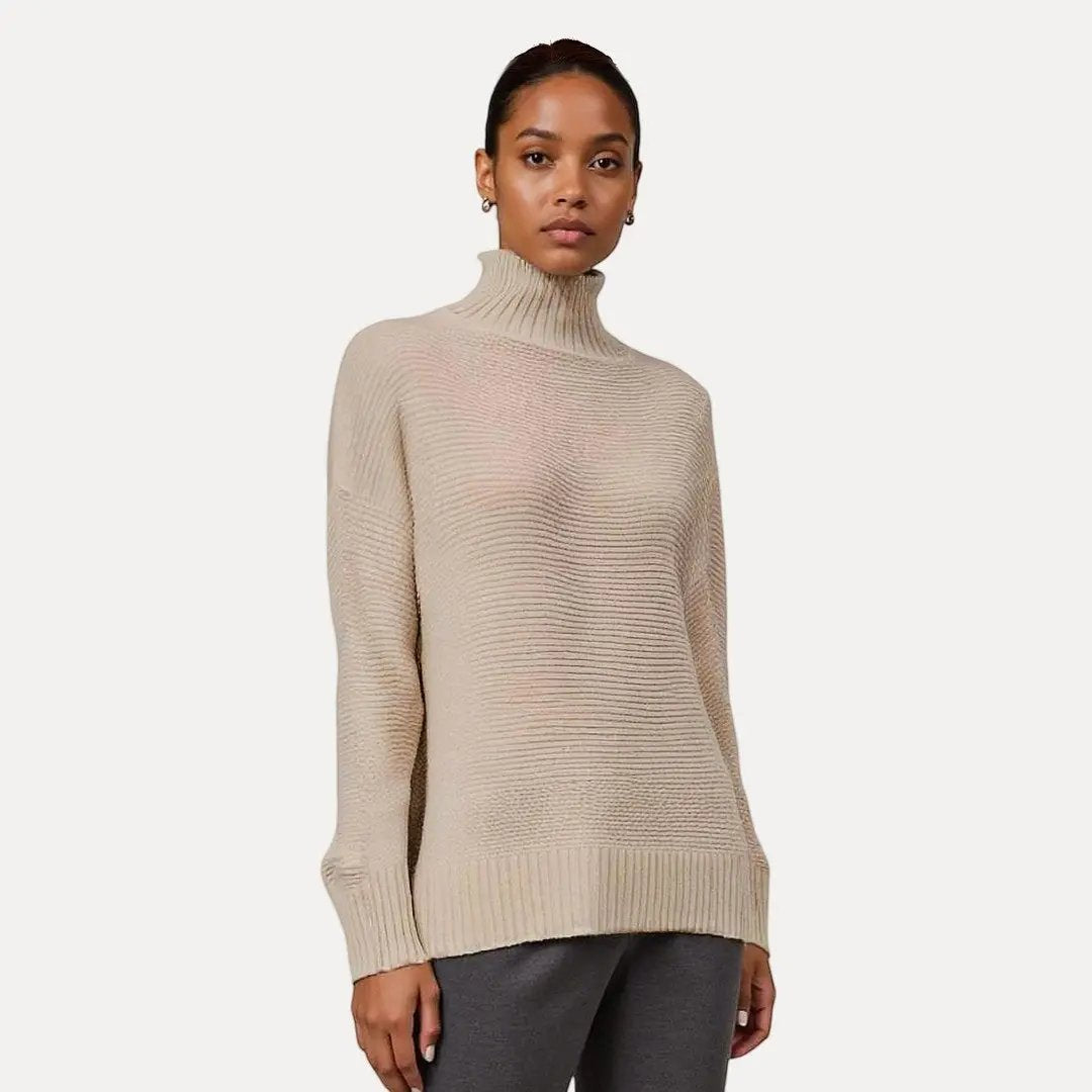 Women's Wool Turtleneck Sweater