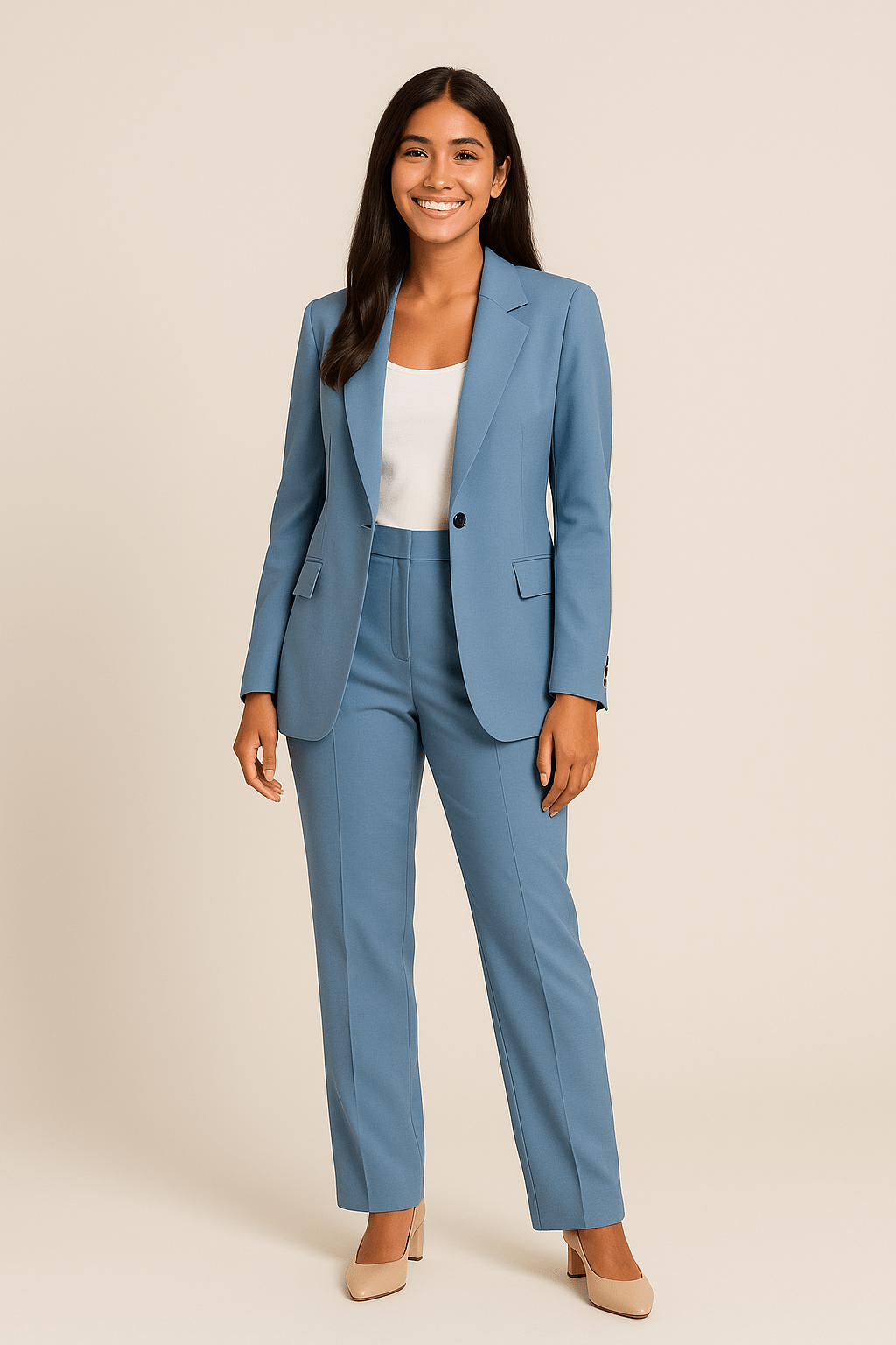 Women's Two Piece Blazer Suit - OutfitLondon