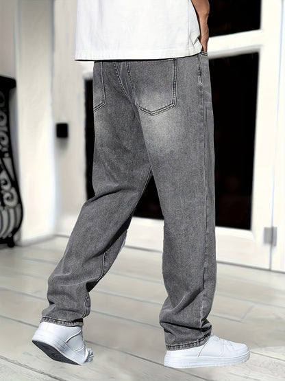 Men's Straight Leg Denim Jeans