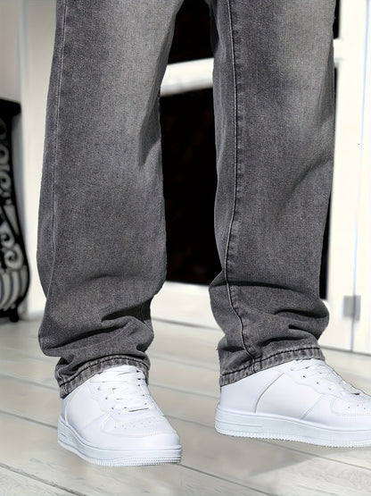 Men's Straight Leg Denim Jeans