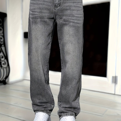 Men's Straight Leg Denim Jeans