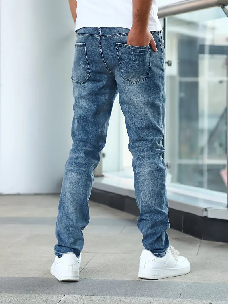 Comfortable Relaxed Fit Denim Jeans