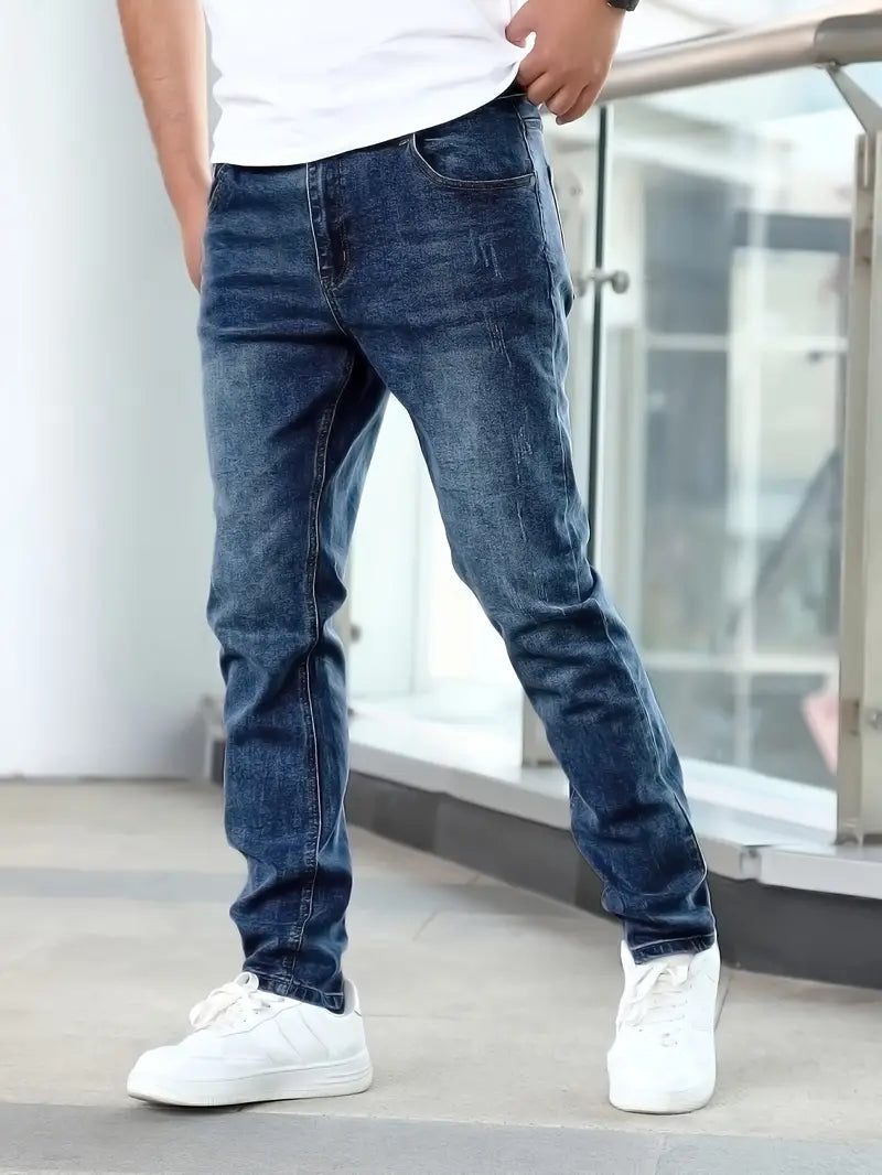 Comfortable Relaxed Fit Denim Jeans - OutfitLondon
