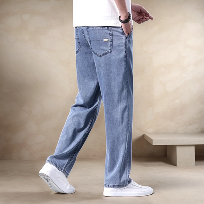 Comfortable Dark Straight Fit Jeans