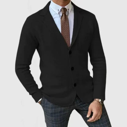 Classic Fit Men's Knit Blazer for Daily Wear