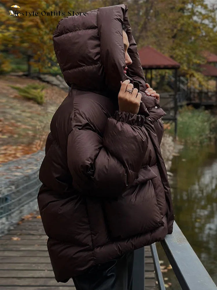 Insulated Heavyweight Down Filled Ladies Parka Jacket