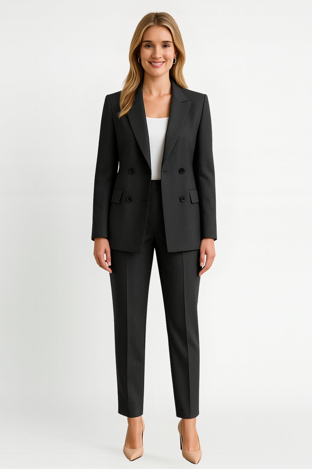 Women's Classic Blazer Suit - OutfitLondon