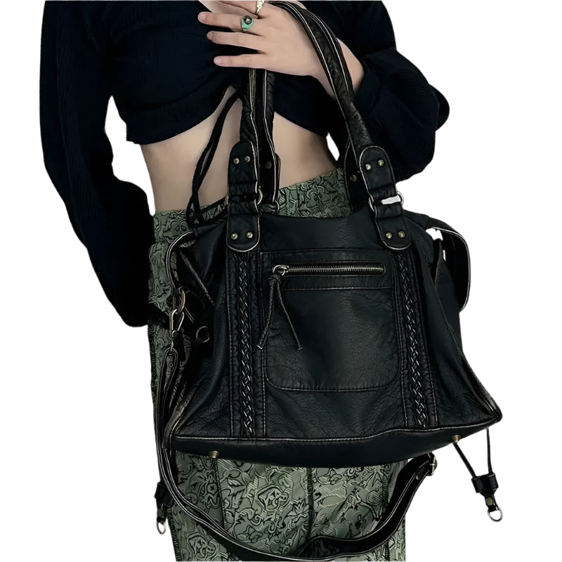 Stylish Women's Tote Bag with Multiple Pockets