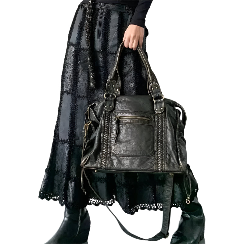Stylish Women's Tote Bag with Multiple Pockets - OutfitLondon