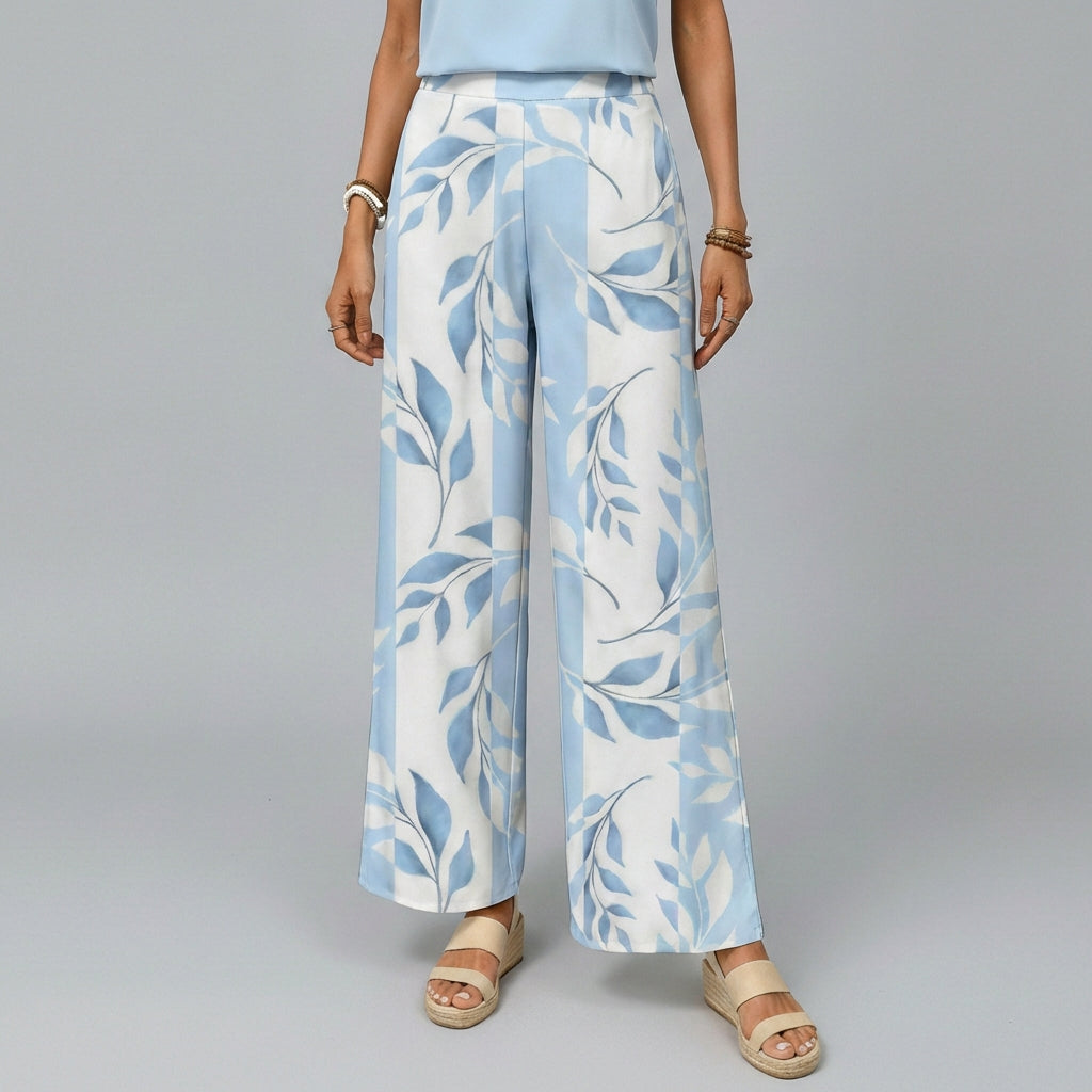 Chic 2 Piece Outfit with Flowy Pants