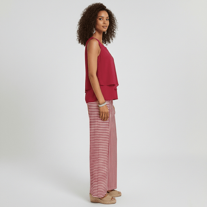 Chic 2 Piece Outfit with Flowy Pants