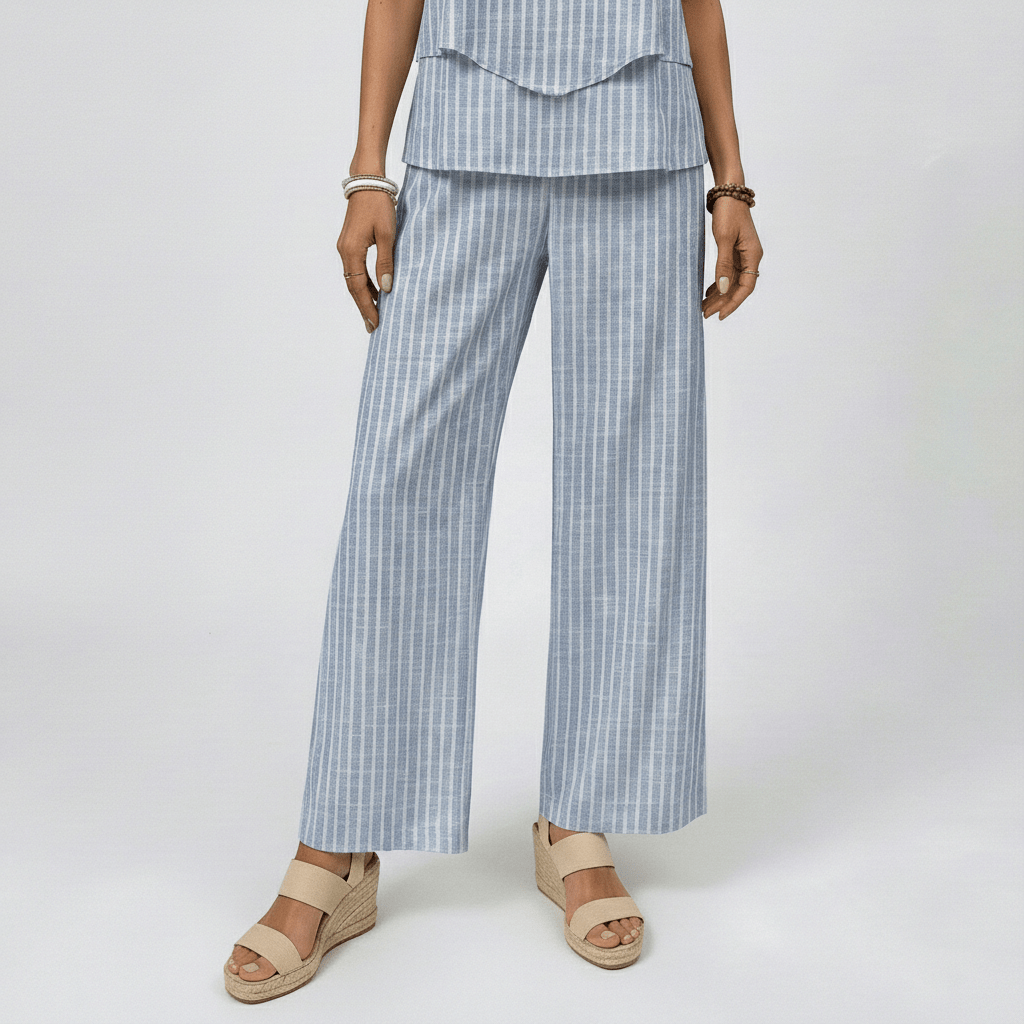 Chic 2 Piece Outfit with Flowy Pants