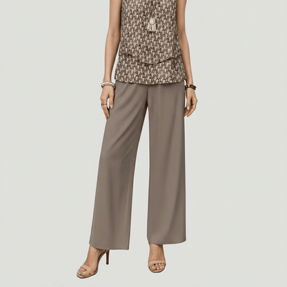 Chic 2 Piece Outfit with Flowy Pants