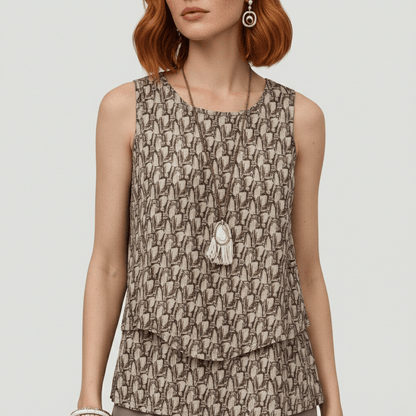 Chic 2 Piece Outfit with Flowy Pants