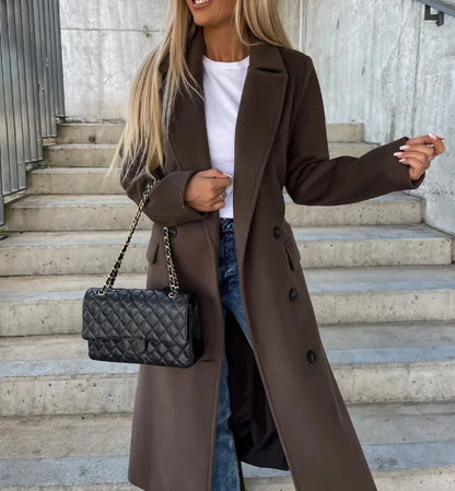 Women's Double Breasted Winter Coat
