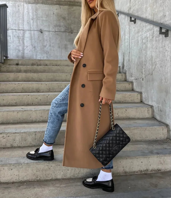 Women's Double Breasted Winter Coat