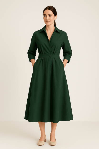 Women's Cotton Shirt Dress