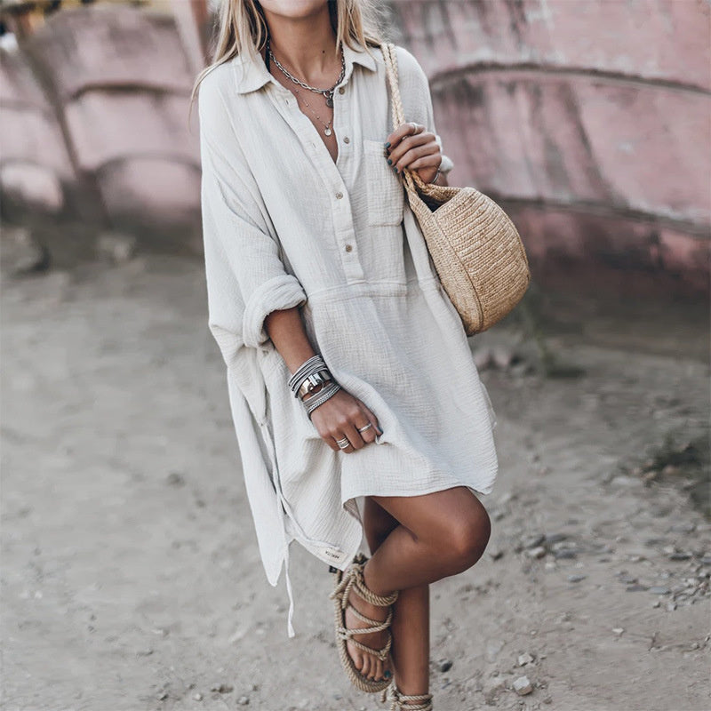 Comfortable Casual Summer Sundress for Women - OutfitLondon