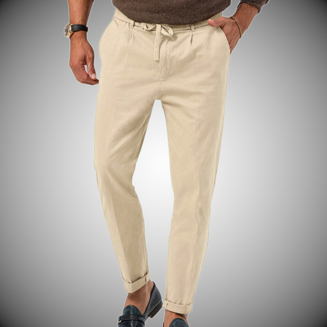 Comfortable Loose Fit Mens Summer Trousers
