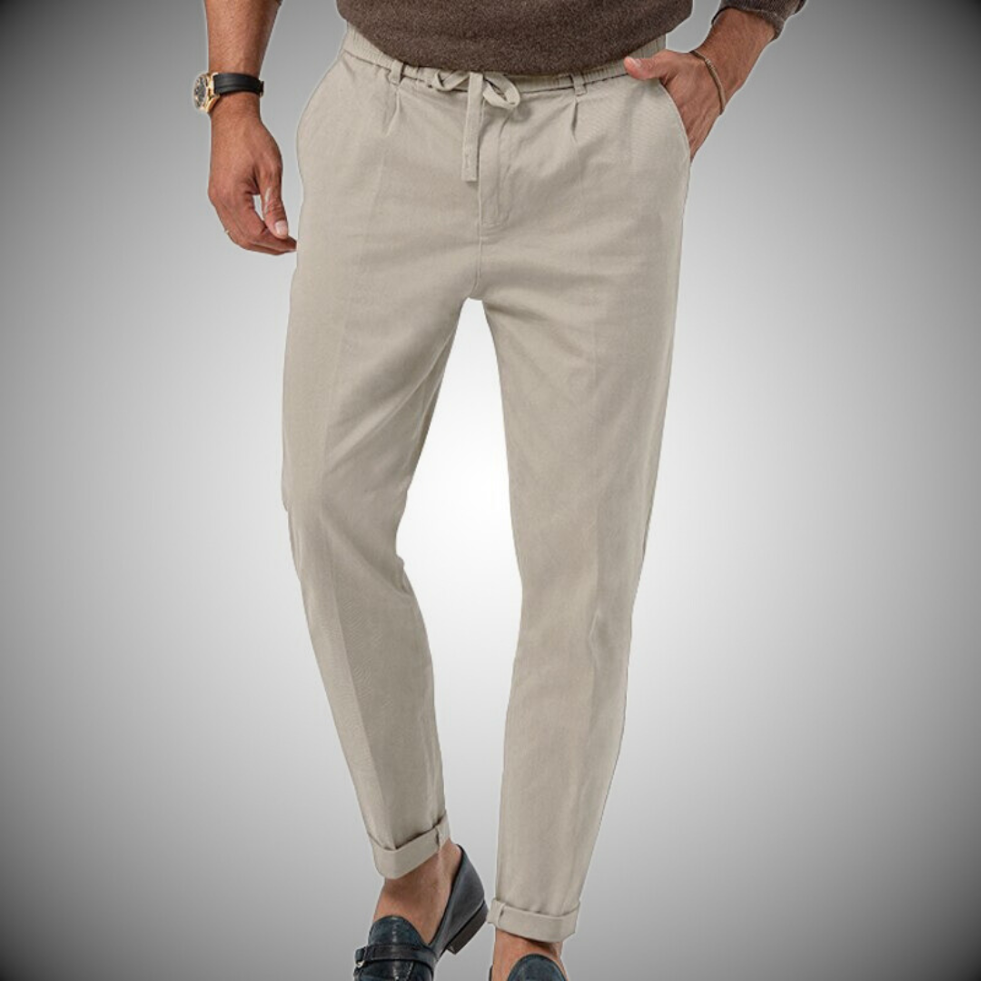 Comfortable Loose Fit Mens Summer Trousers