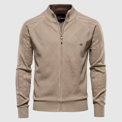 Soft Mens Classic Zip Up Sweater