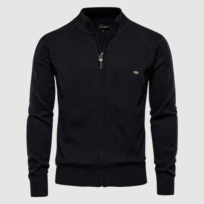 Soft Mens Classic Zip Up Sweater