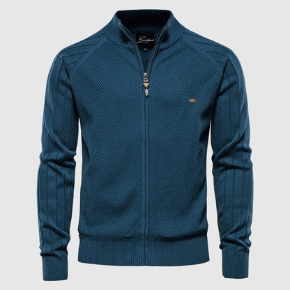 Soft Mens Classic Zip Up Sweater