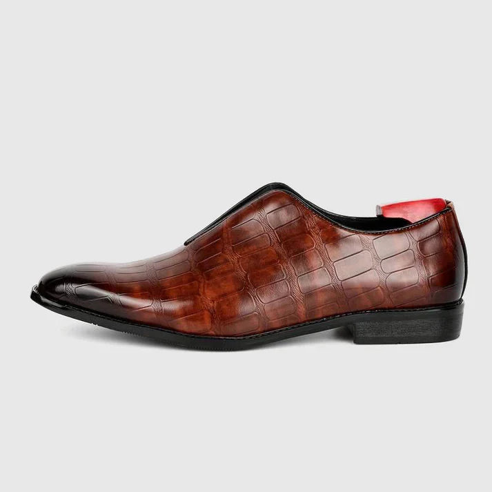 Men's Leather Slip On Dress Shoes