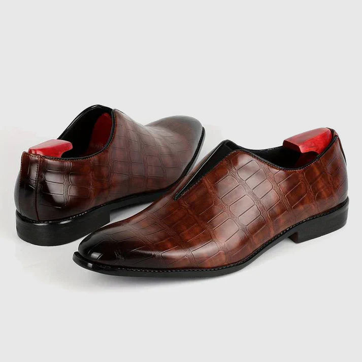Men's Leather Slip On Dress Shoes