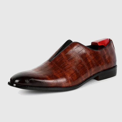 Men's Leather Slip On Dress Shoes