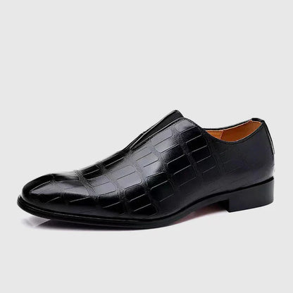 Men's Leather Slip On Dress Shoes
