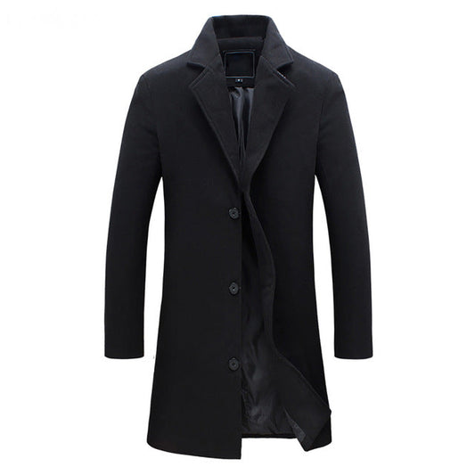 Men's Winter Trench Coat - OutfitLondon