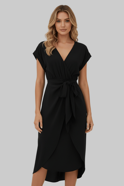Jolena Women's Wrap Midi Dress