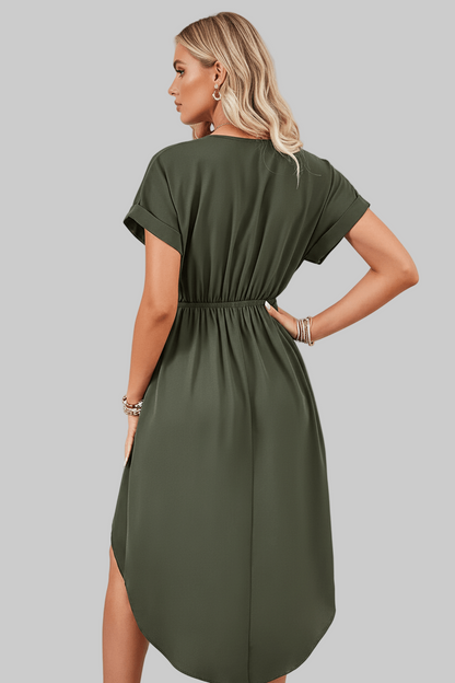 Jolena Women's Wrap Midi Dress