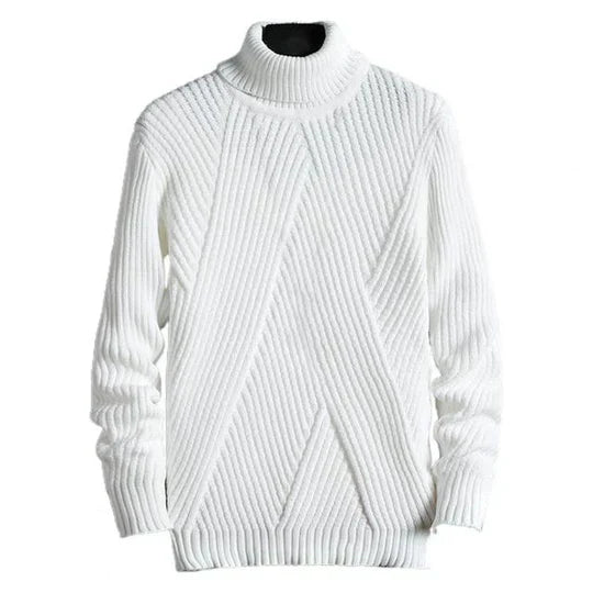 Thick Warm Crew Neck Sweater - OutfitLondon
