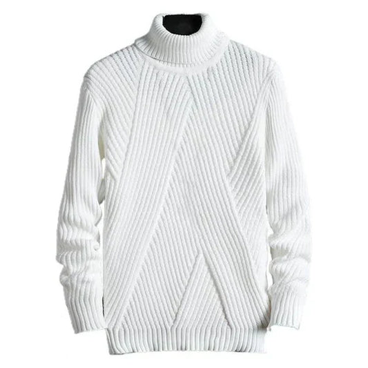 Thick Warm Crew Neck Sweater - OutfitLondon