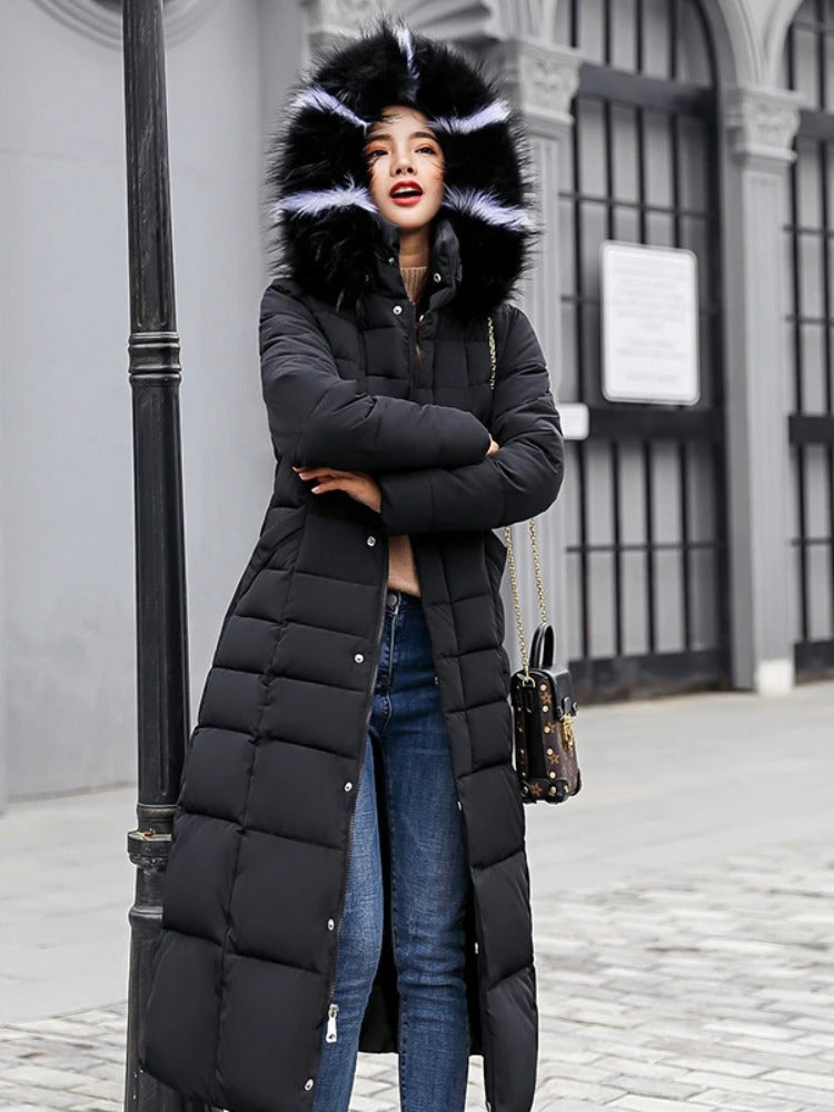 Warm Women's Down Puffer Jacket for Daily Wear - OutfitLondon