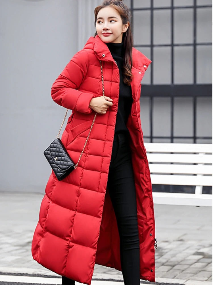 Warm Women's Down Puffer Jacket for Daily Wear
