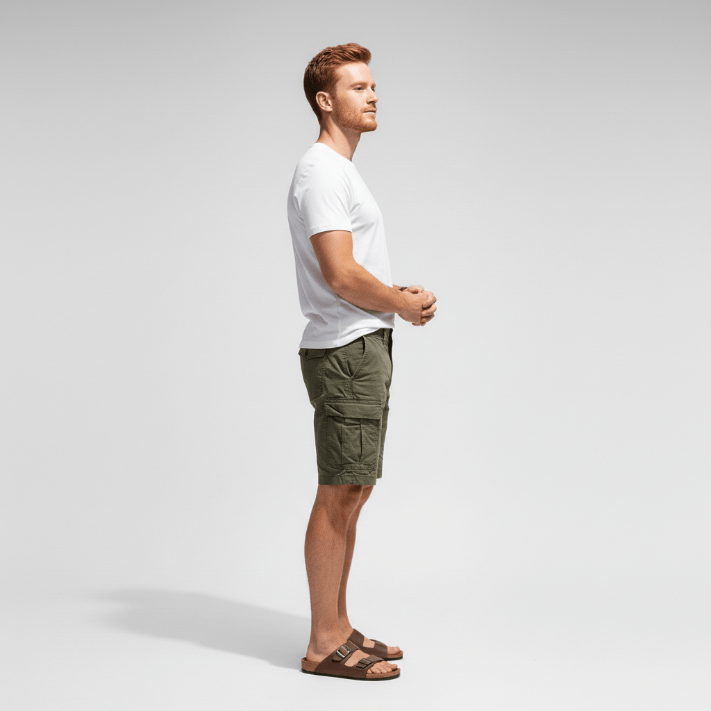 Comfortable Cargo Shorts with Extra Pockets and Adjustable Belt