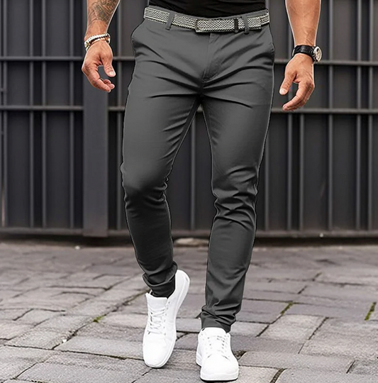 Relaxed Fit Men's Casual Trousers - OutfitLondon